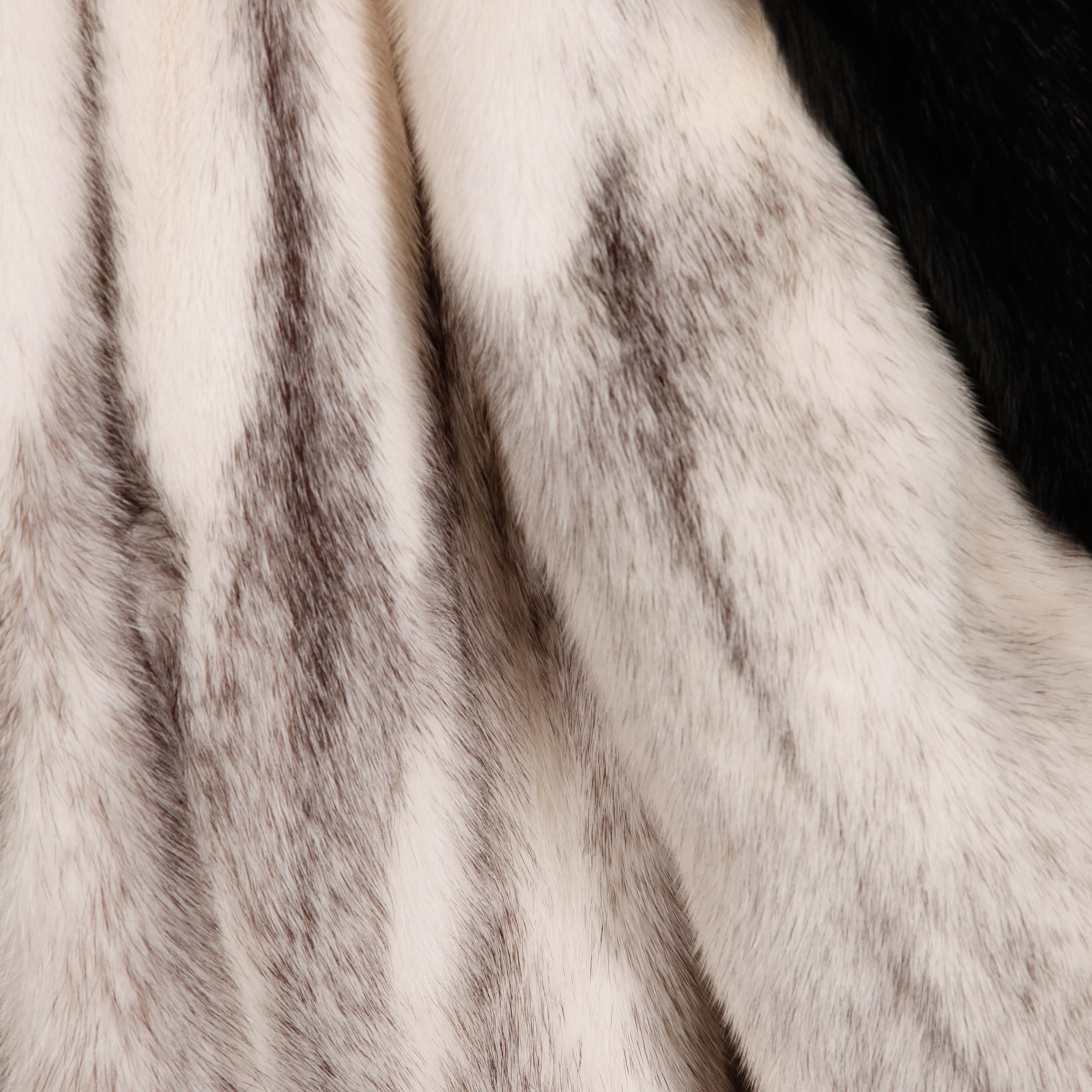 Cross Mink + Fox Fur Coat 2