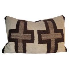 Cross Pattern Navajo Waving Bolster Pillow
