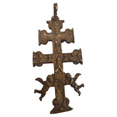 Antique Cross of Caravaca 17th Century