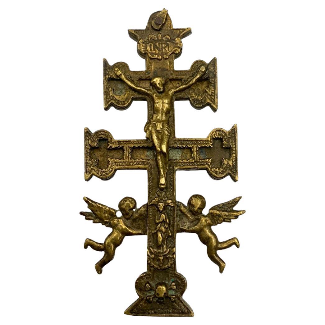 Cross of Caravaca 17th Century For Sale