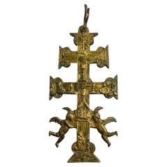 Antique Cross of Caravaca 17th Century
