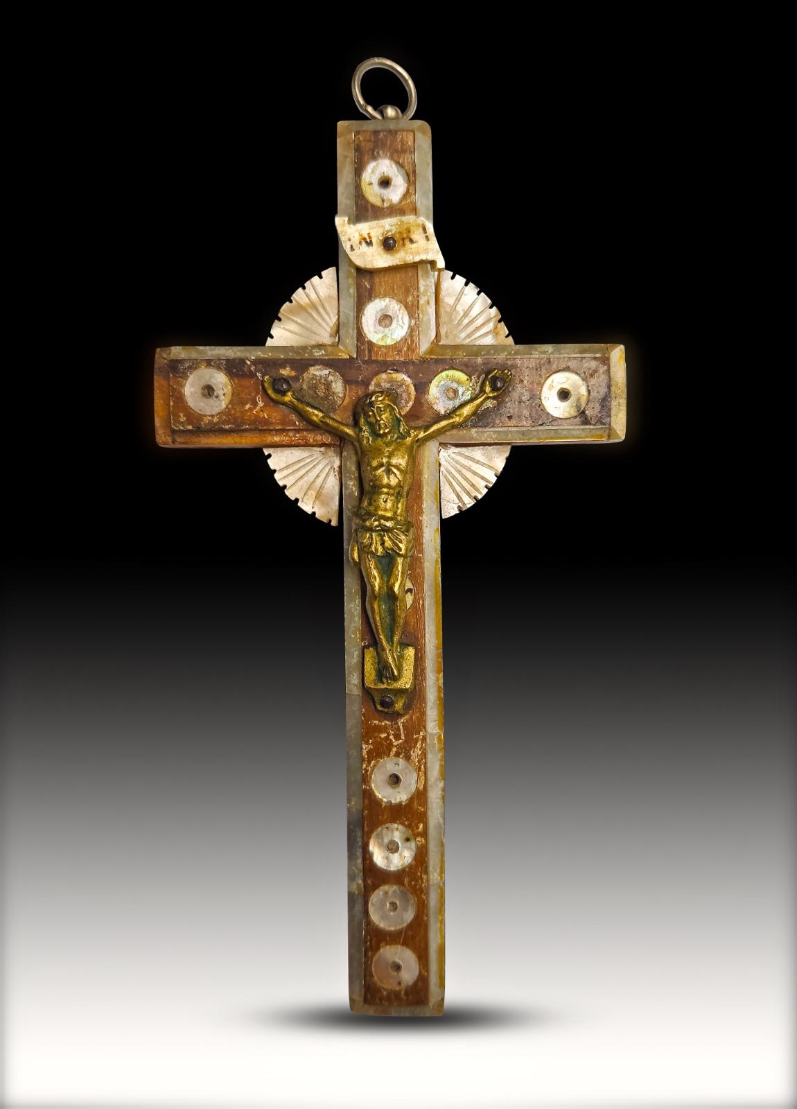 Fait main Croix de Jérusalem, 19e siècle en vente