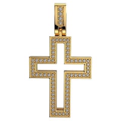 Kreuz-Anhänger aus 14k Gold