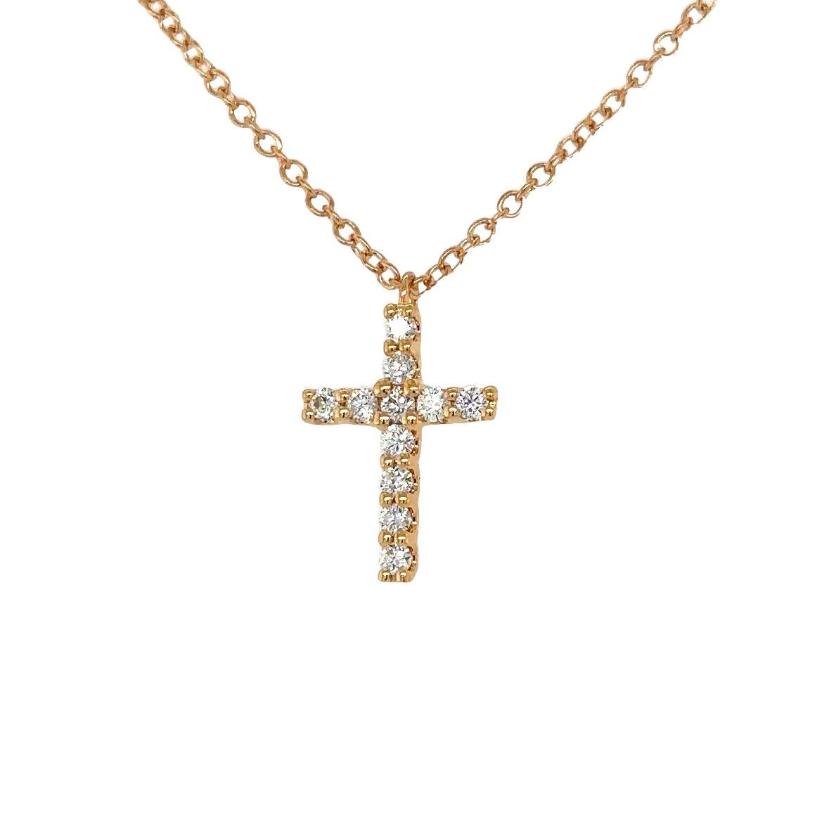 Contemporary Cross pendant necklace For Sale