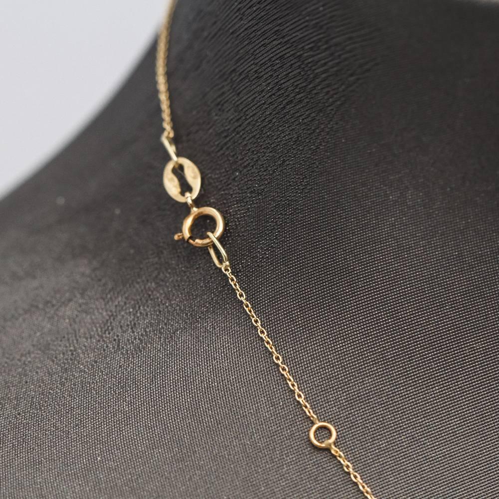Collana con ciondolo CROSS in oro e diamanti In condizioni Nuovo in vendita a Barcelona, CT
