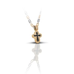 Cross Pendant Necklace with Zircon Stones, Dimitrios Exclusive C248
