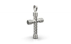 Cross Pendant, Sterling Silver