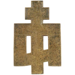 Cross "The Сrucifixion" w/ Two-Color Enamel, Second Half of 19th Century
