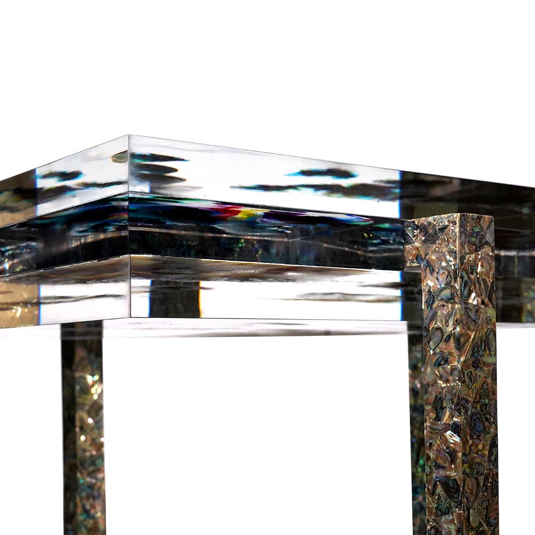 Post-Modern Cross The Sea 2 Side Table by Jean Pascal Levy-Trumet For Sale