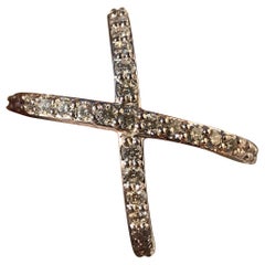 Cross X Diamant Hochzeit Eternity Band 0,91 Karat, 18 Karat W, Ben-Dannie