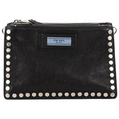 Crossbody Bag Studded Glace Calfskin Small