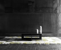 Crossed Steel Coffee Table