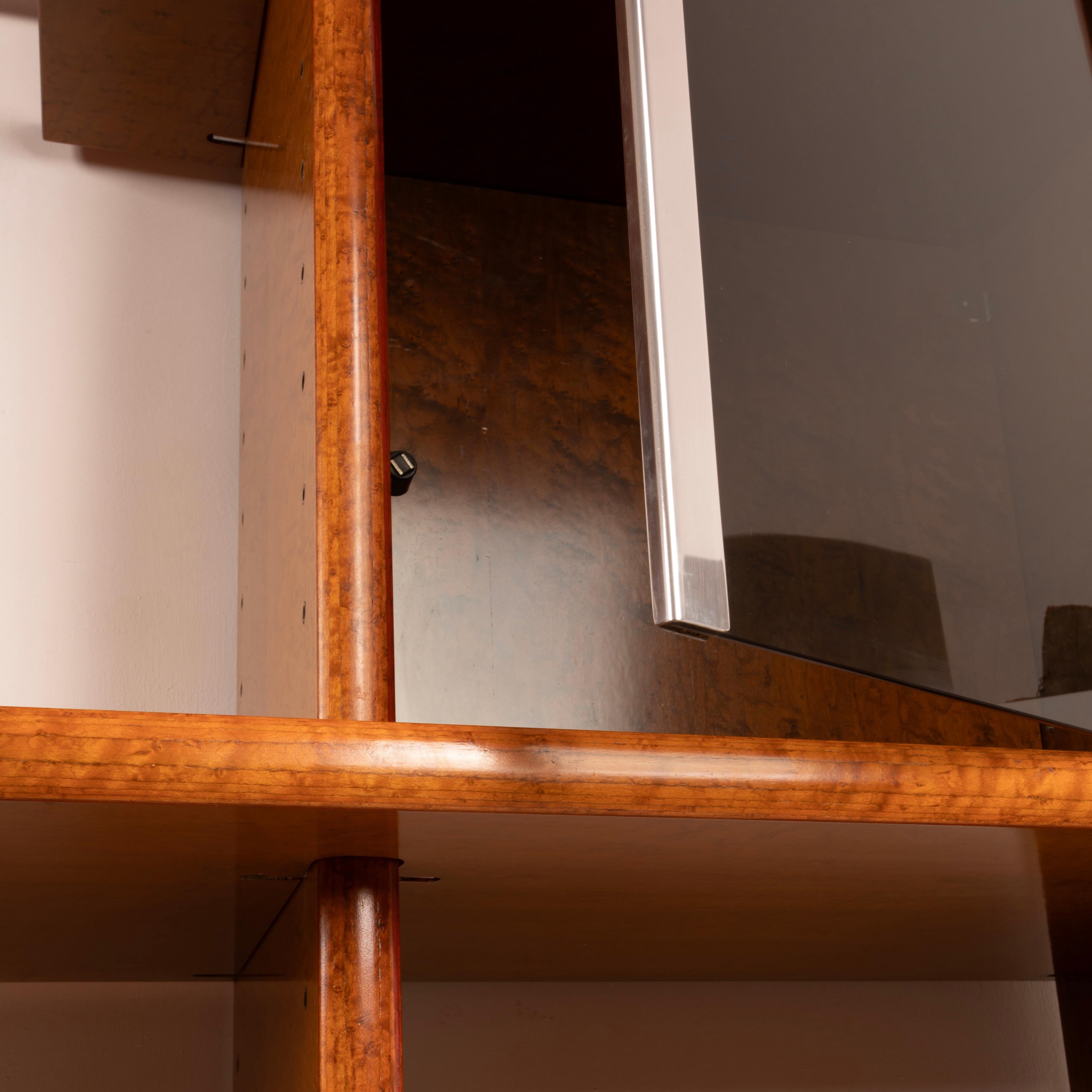 Crossing Bookcase by Giovanni Offredi for Saporiti, 1970s en vente 5