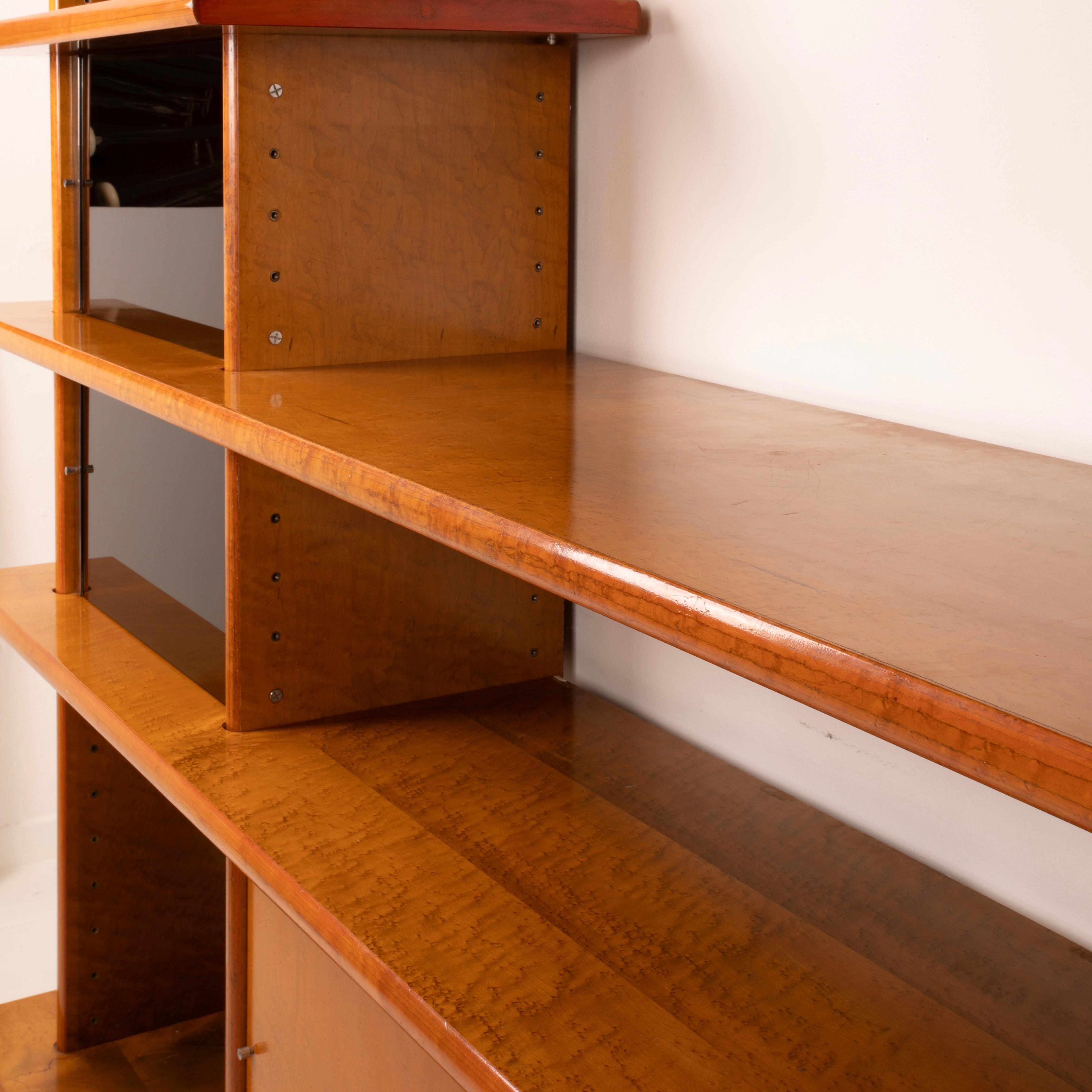 Crossing Bookcase by Giovanni Offredi for Saporiti, 1970s en vente 7