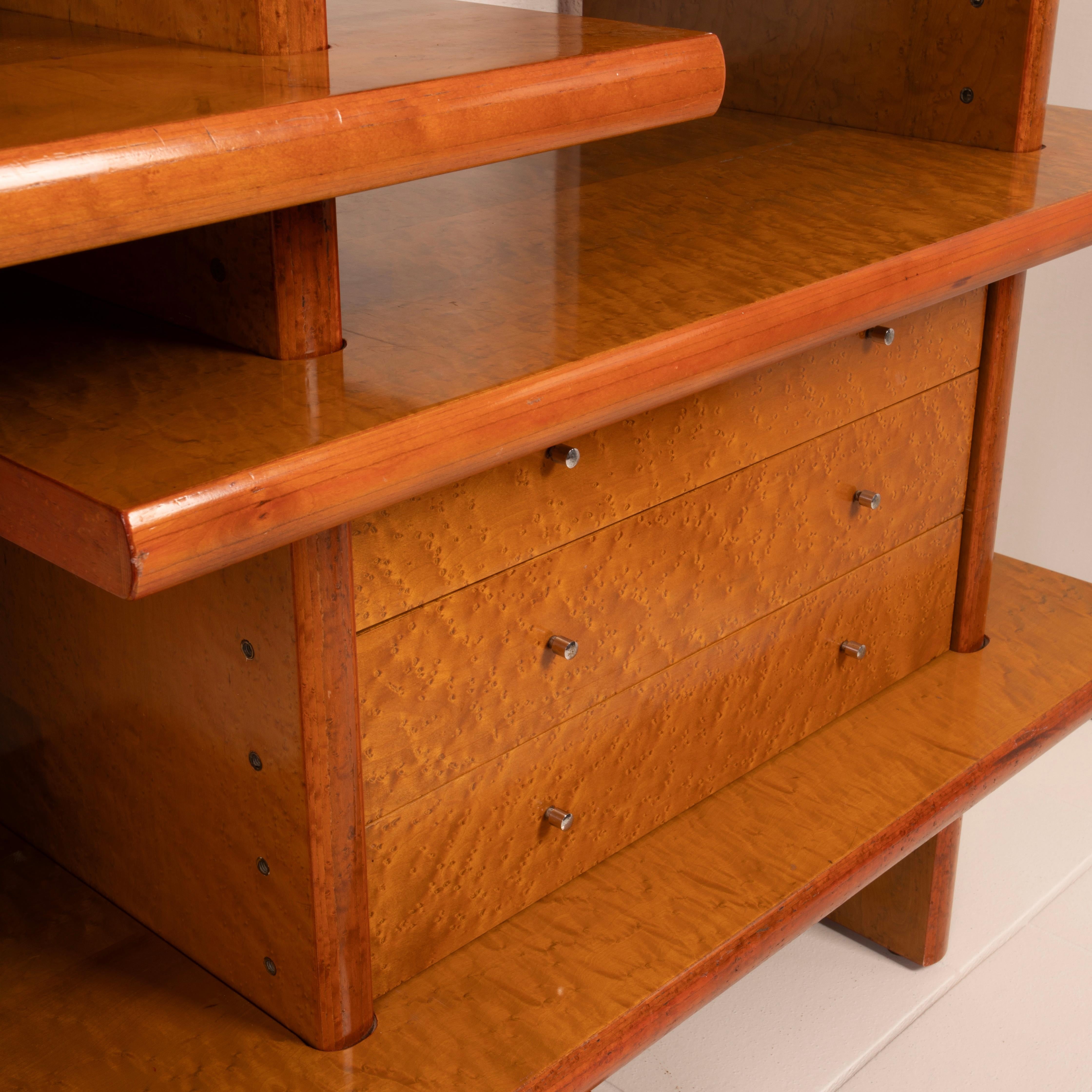 Crossing Bookcase by Giovanni Offredi for Saporiti, 1970s en vente 9