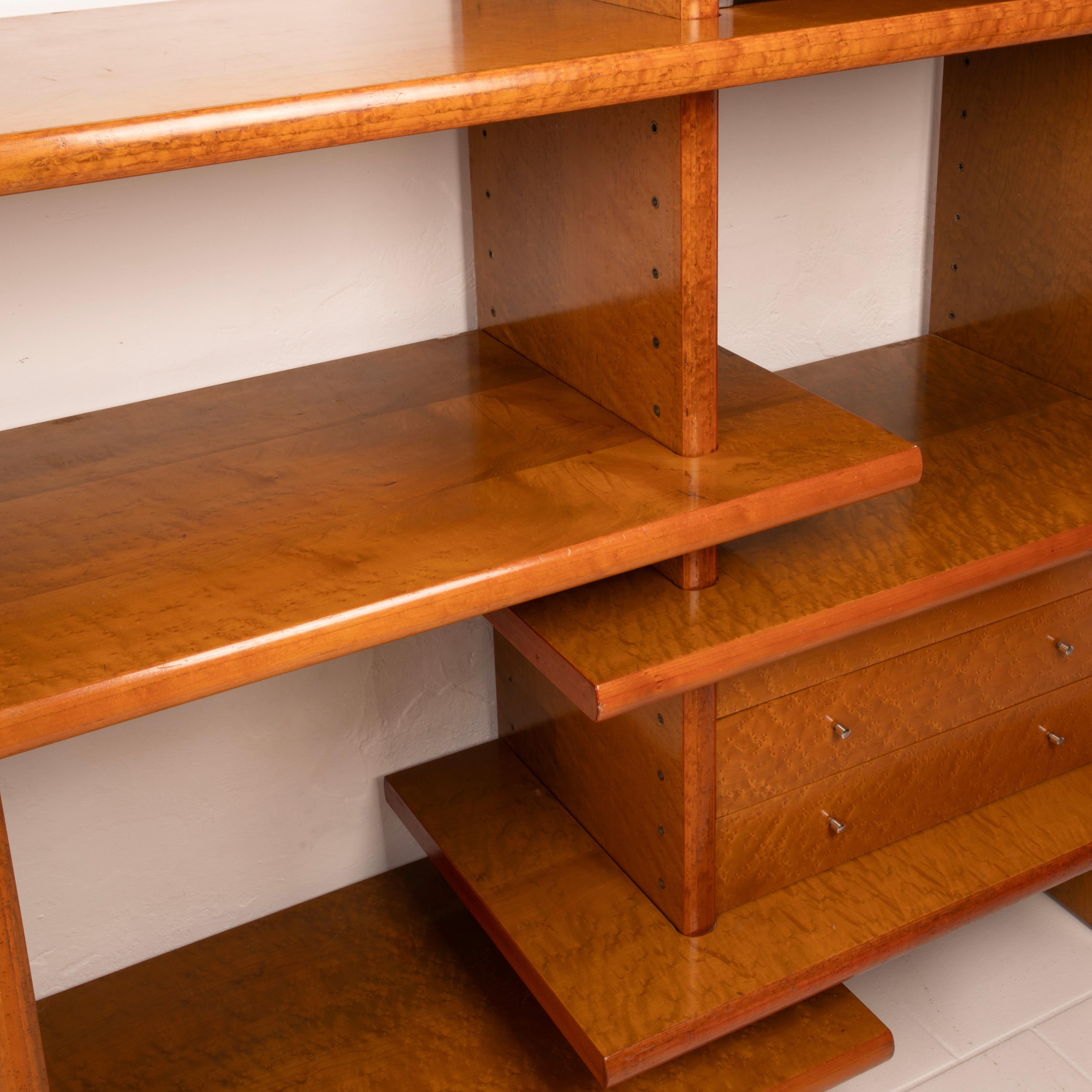 Crossing Bookcase by Giovanni Offredi for Saporiti, 1970s en vente 3