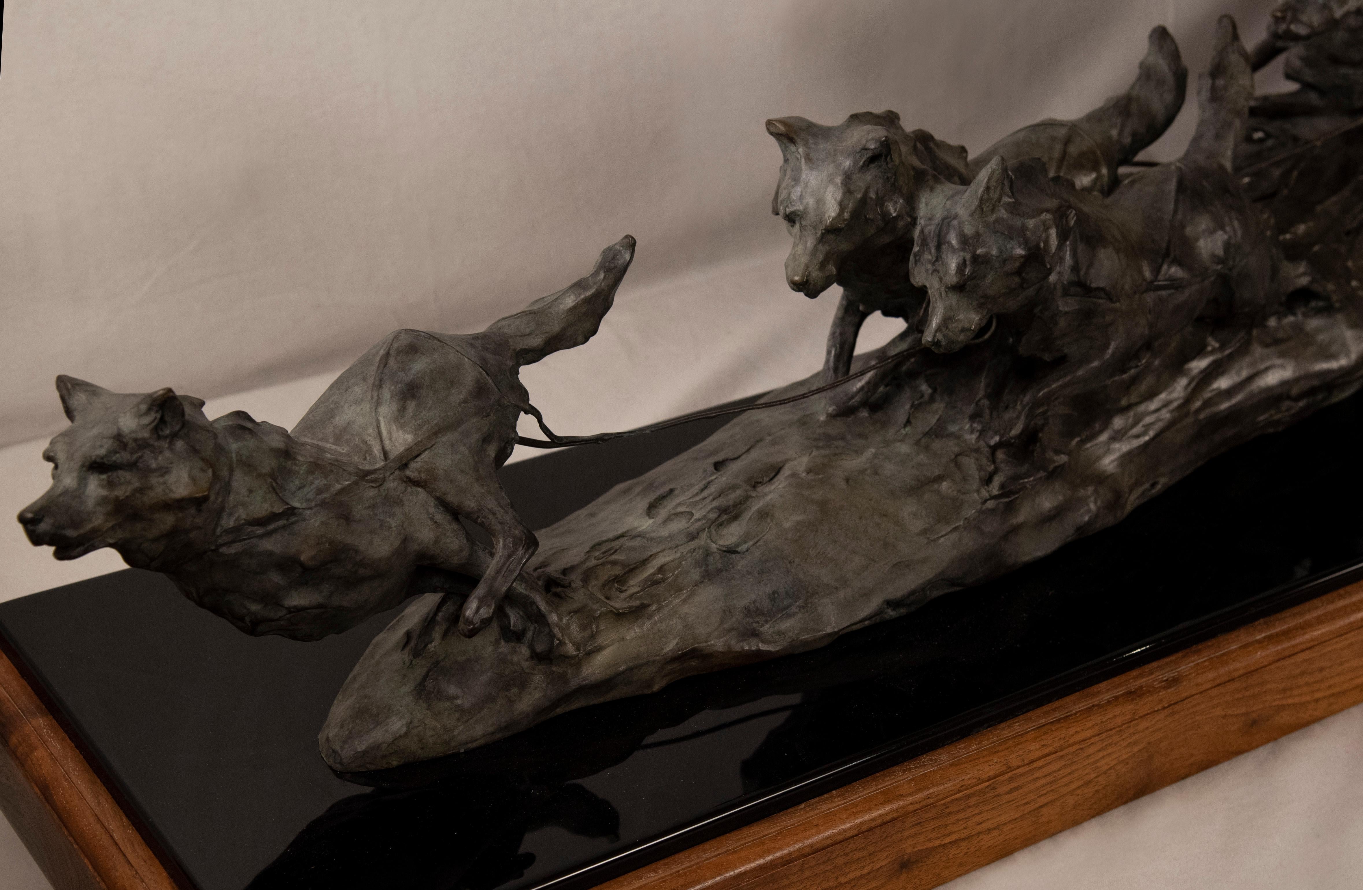 American, b. 1941
Wildlife sculptor Sherry Salari Sander grew up in Northern California and began art training as a potter. She has since solidified a reputation as a wildlife sculptor, known for expressive portrayals in bronze. Sander lives near