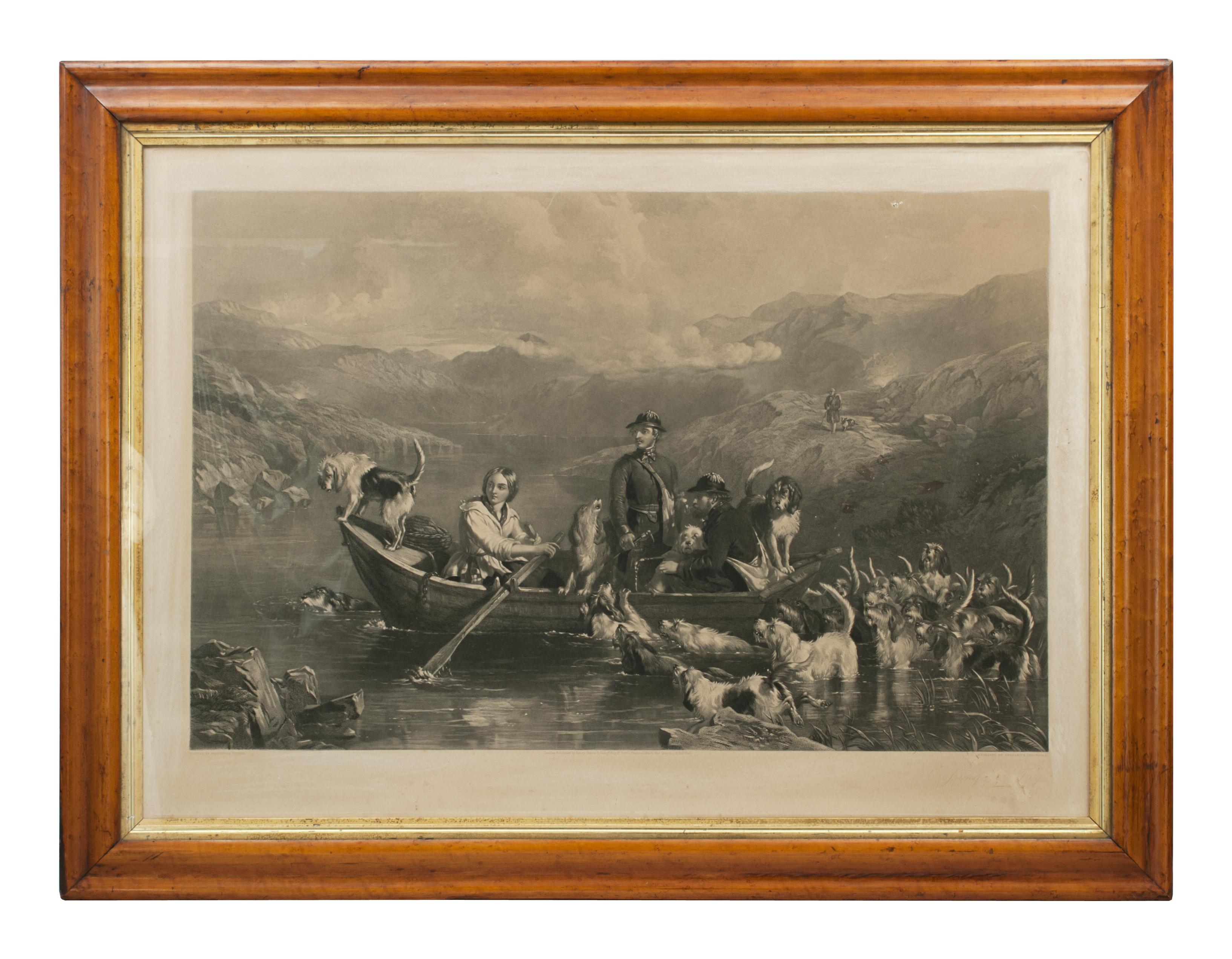 Crossing The Tay, Frederick Tayler.
An impressive mix method engraving 