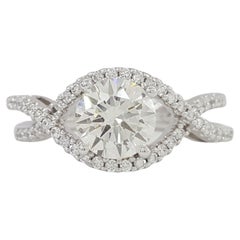 Crossover Engagement Ring
