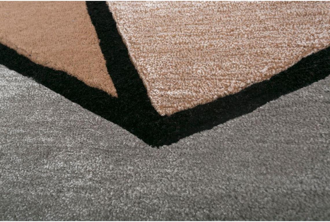 Crossroads Elegance Medium Grau & Schneeweiß 195X295 cm Handgetufteter Teppich (Indisch) im Angebot
