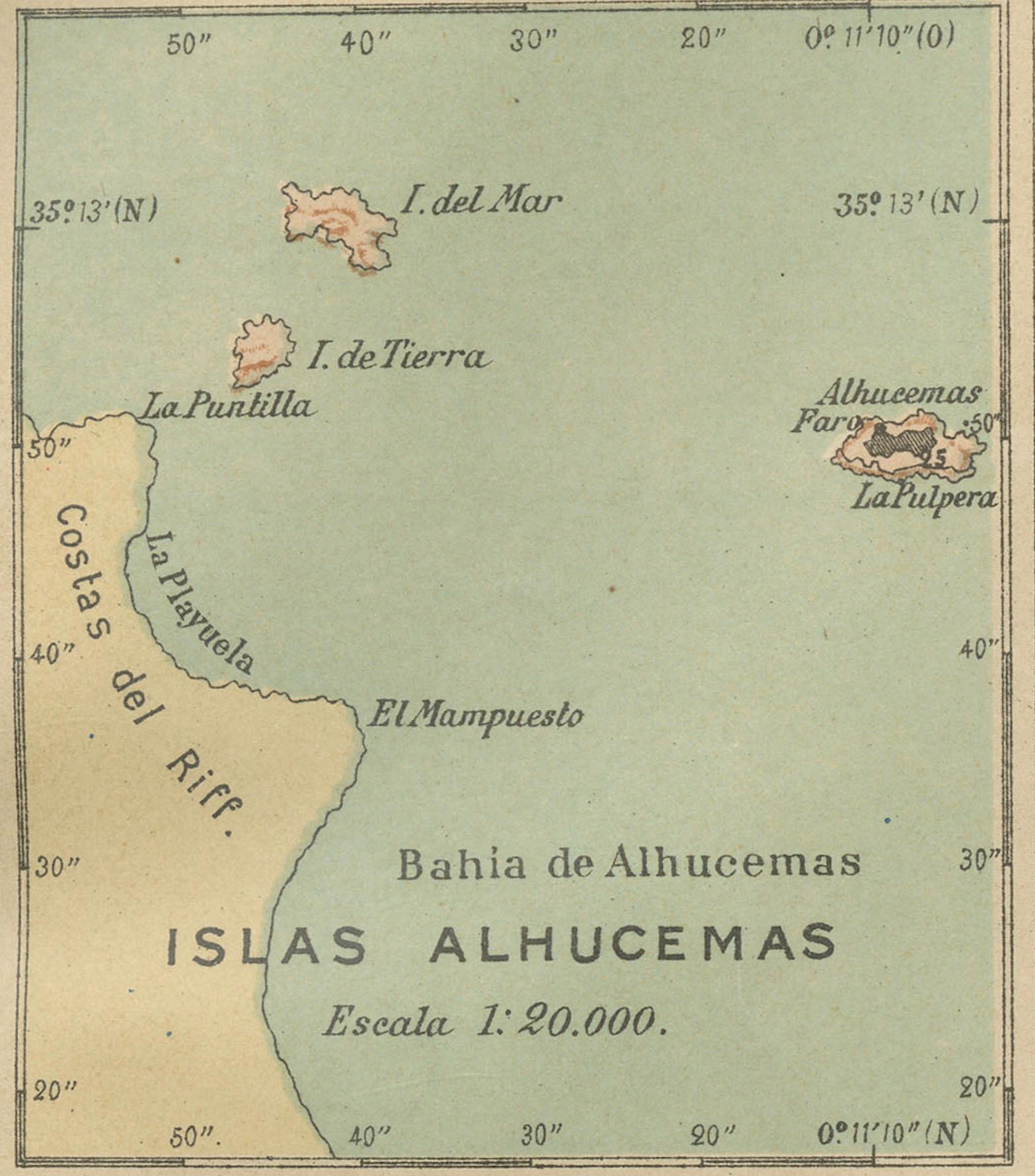 Paper Crossroads of Continents: Spain's North African Enclaves in 1903 For Sale