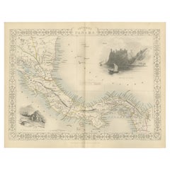 Crocevia di imperi: Una mappa di John Tallis dell'istmo di Panama, 1851