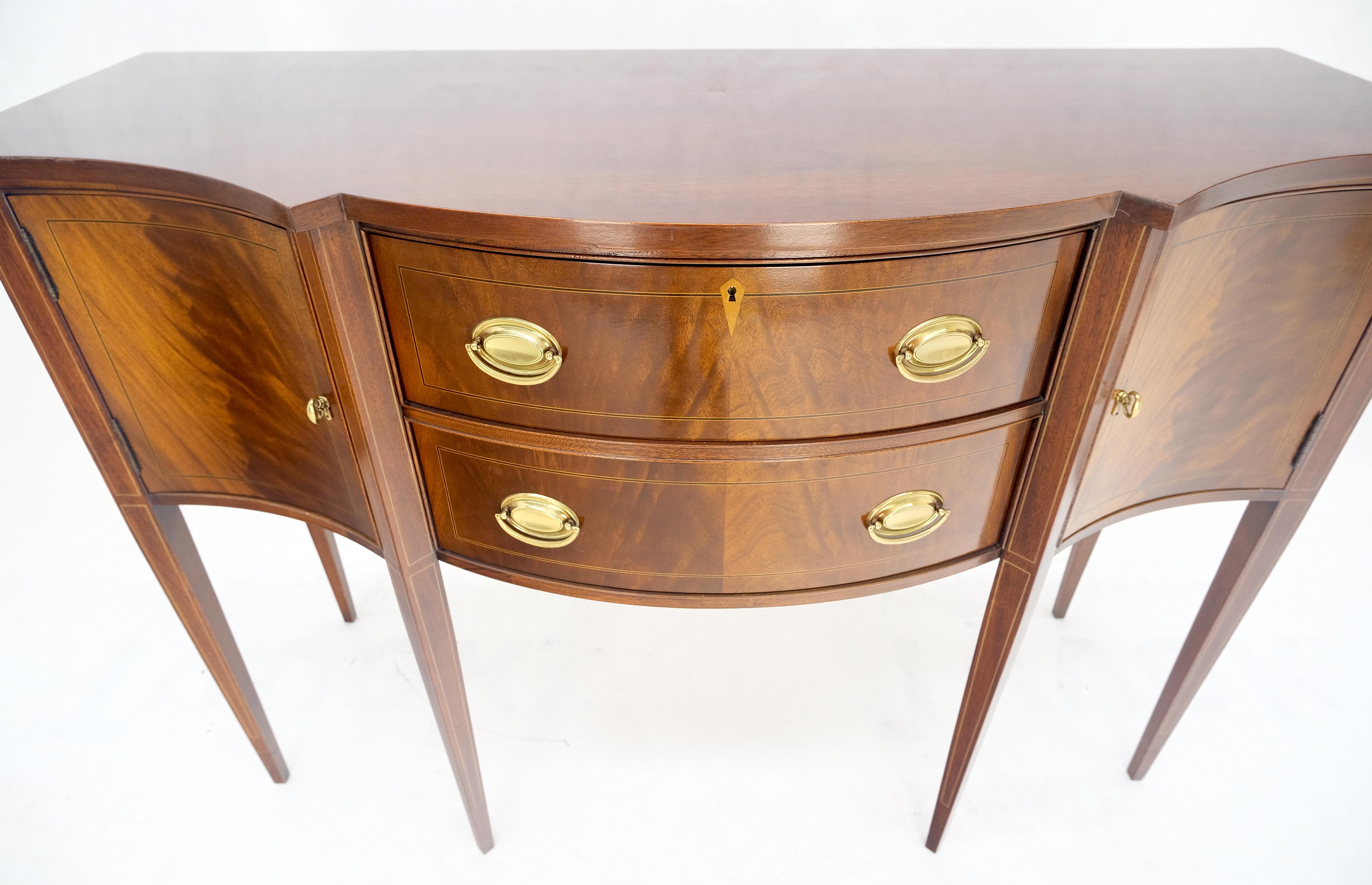 Credenza con sedia in Hickory in stile Feder in mogano Crotch MINT! in vendita 3