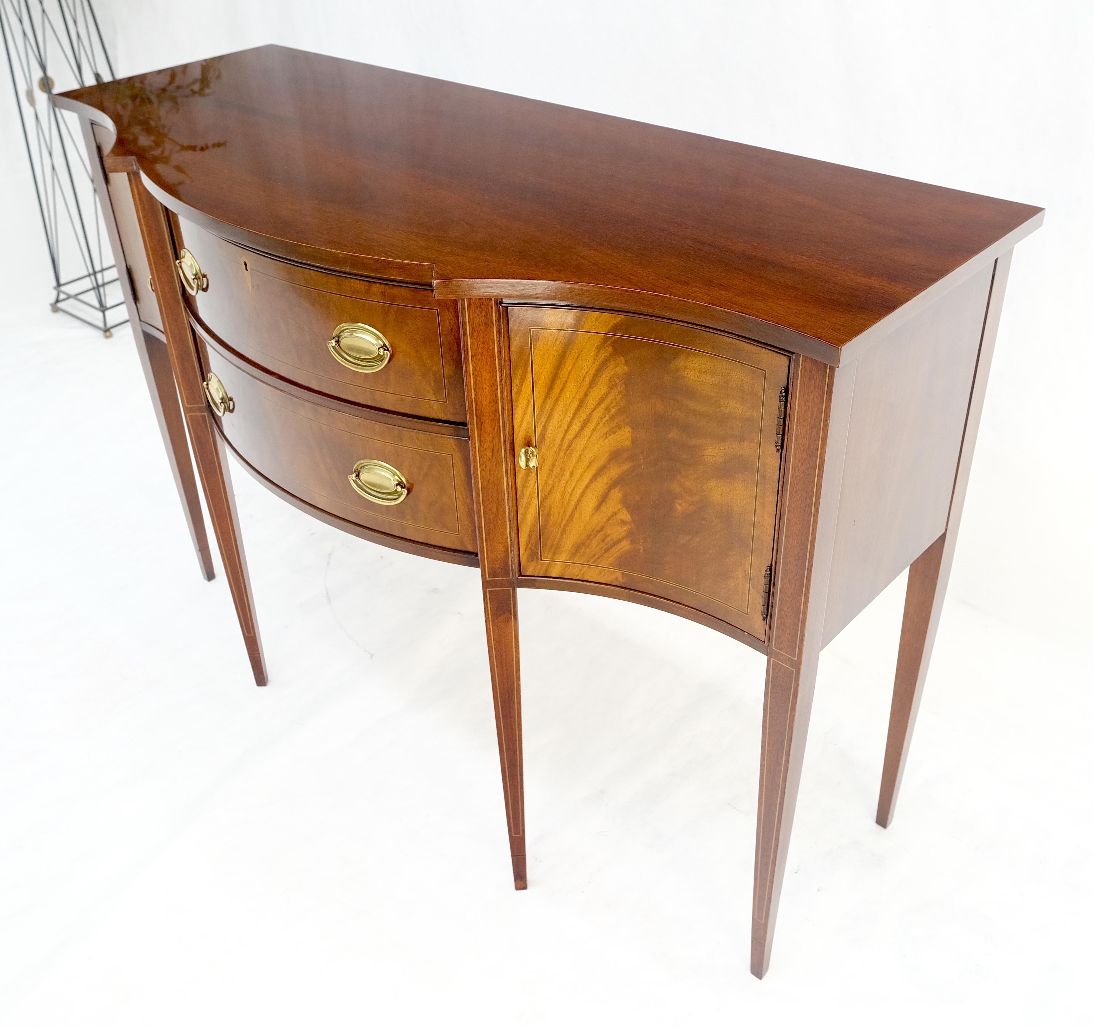 Credenza con sedia in Hickory in stile Feder in mogano Crotch MINT! in vendita 5