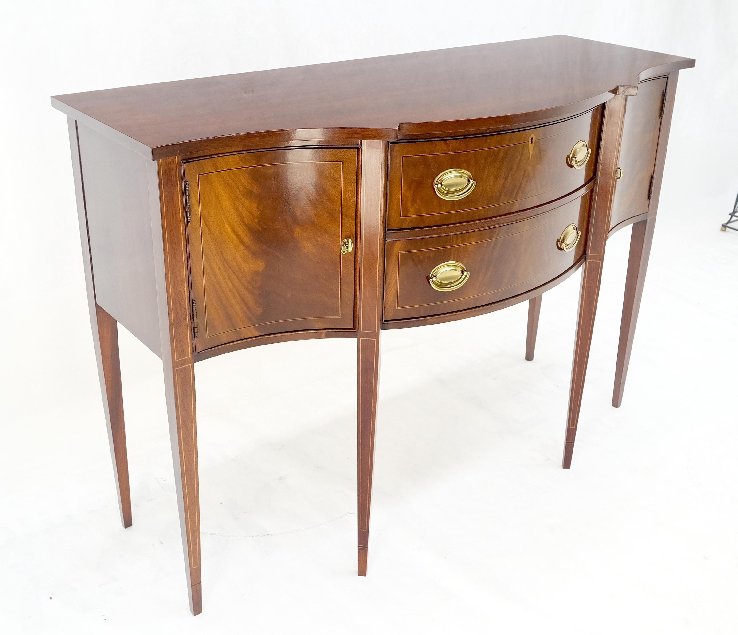 Credenza con sedia in Hickory in stile Feder in mogano Crotch MINT! in vendita 6