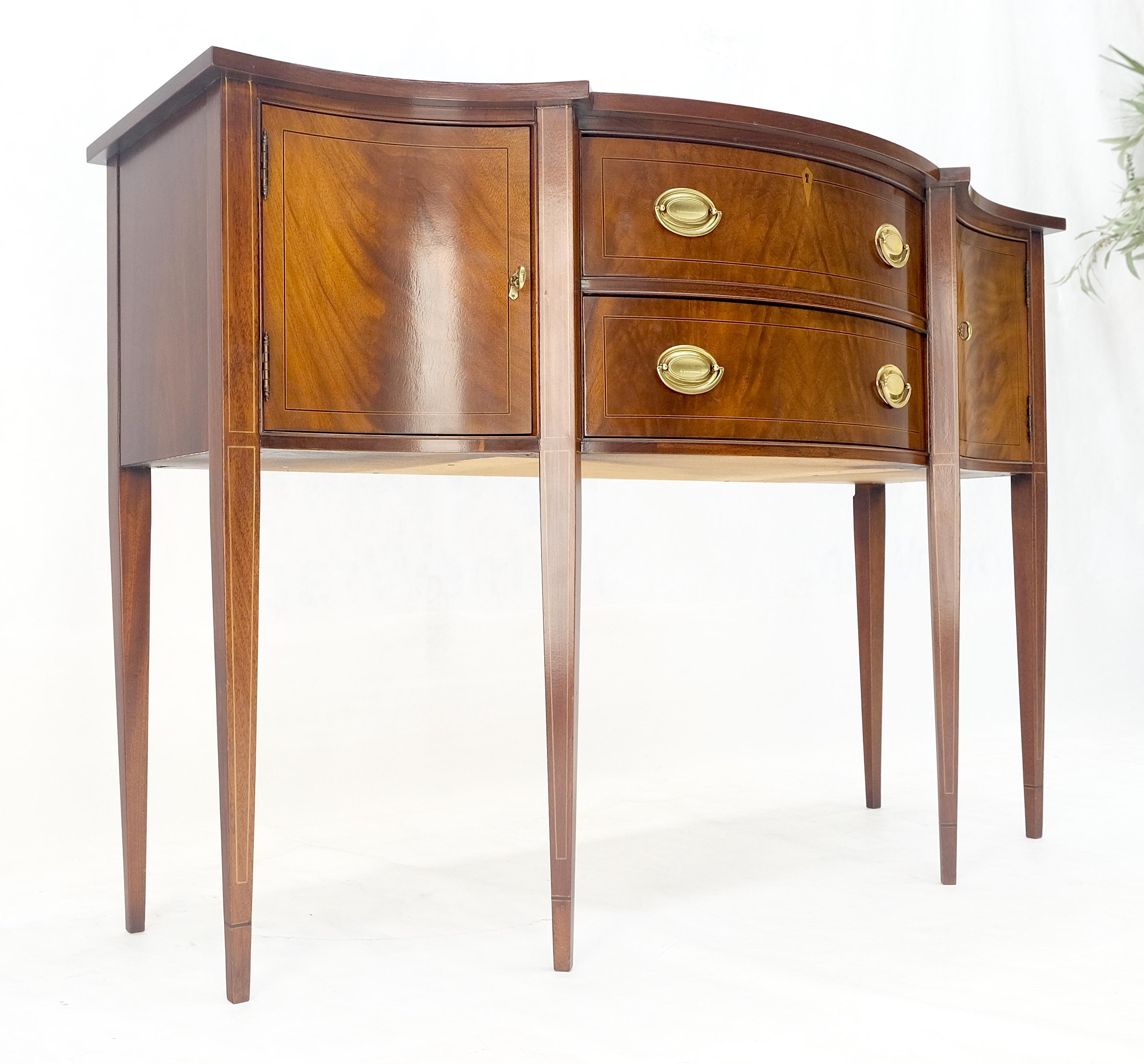 Credenza con sedia in Hickory in stile Feder in mogano Crotch MINT! in vendita 7