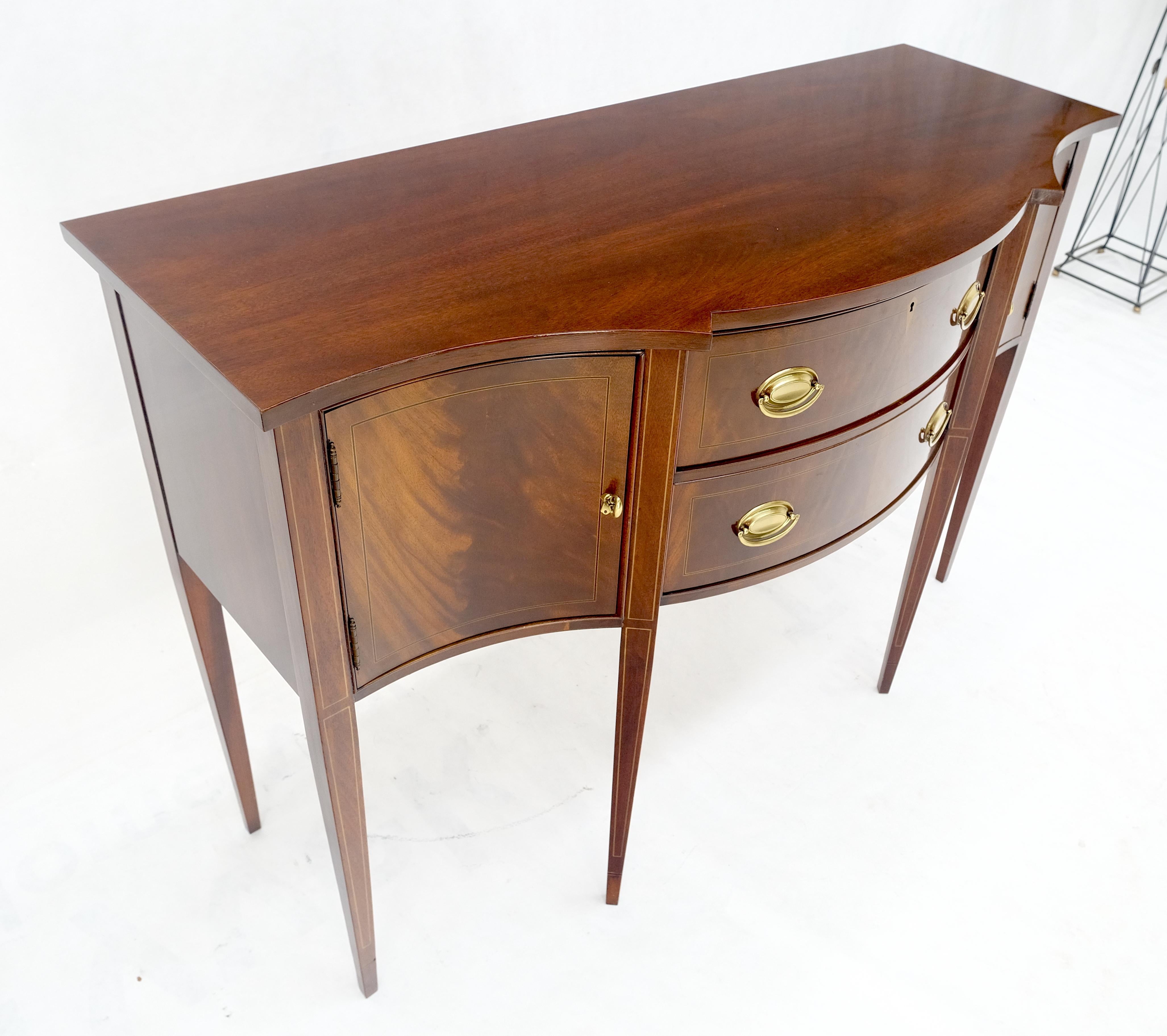 Credenza con sedia in Hickory in stile Feder in mogano Crotch MINT! in vendita 8