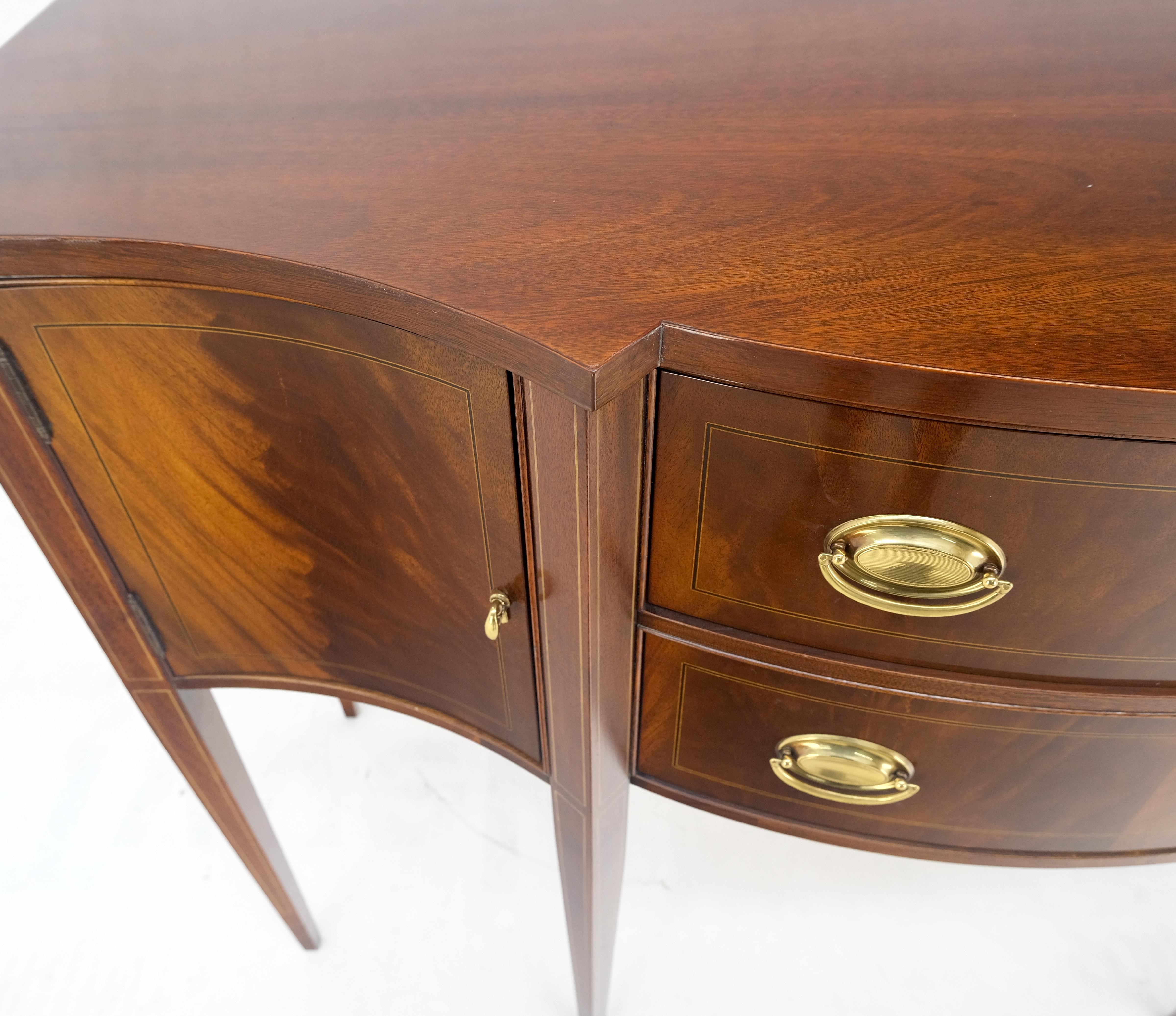 Federale Credenza con sedia in Hickory in stile Feder in mogano Crotch MINT! in vendita