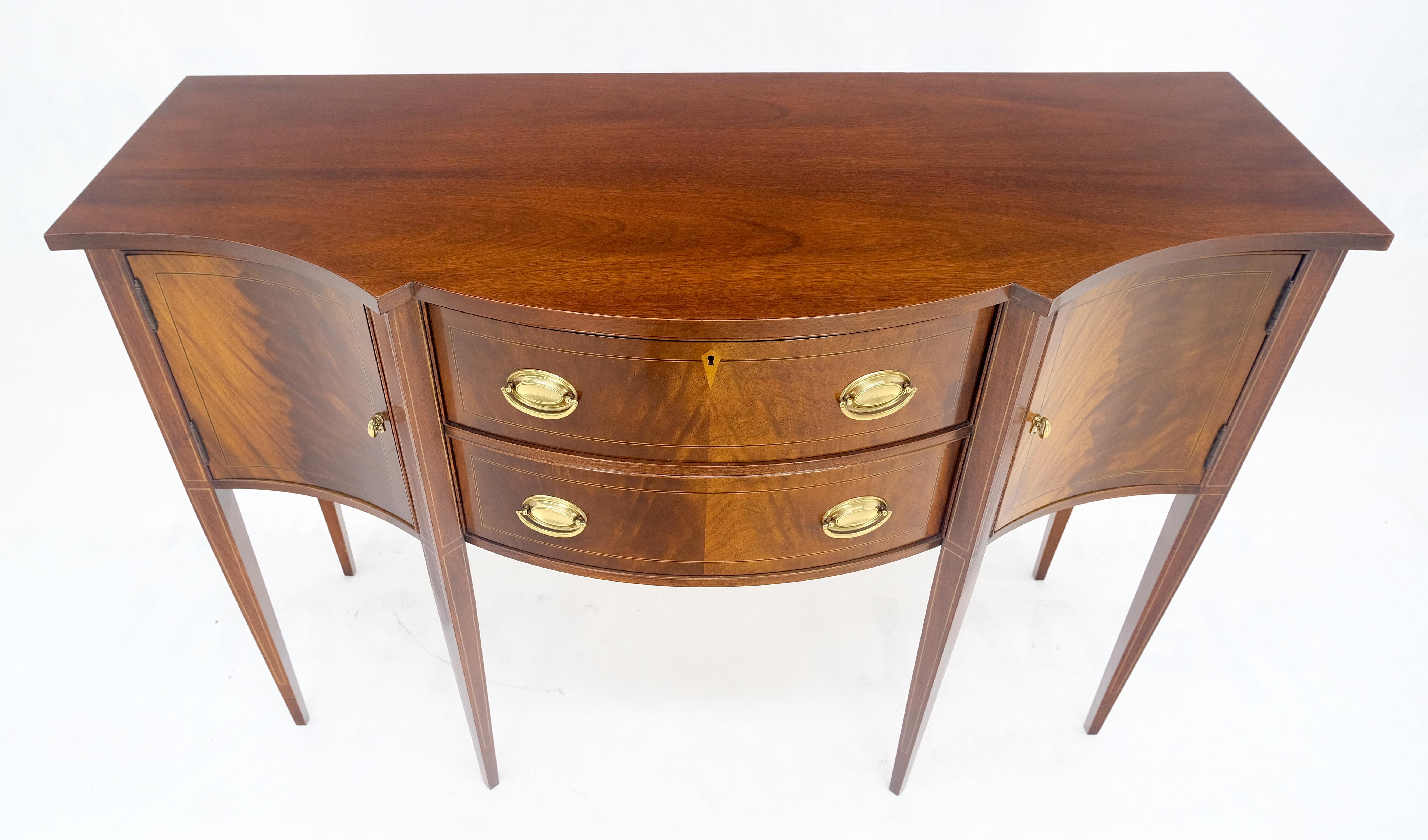 Americano Credenza con sedia in Hickory in stile Feder in mogano Crotch MINT! in vendita