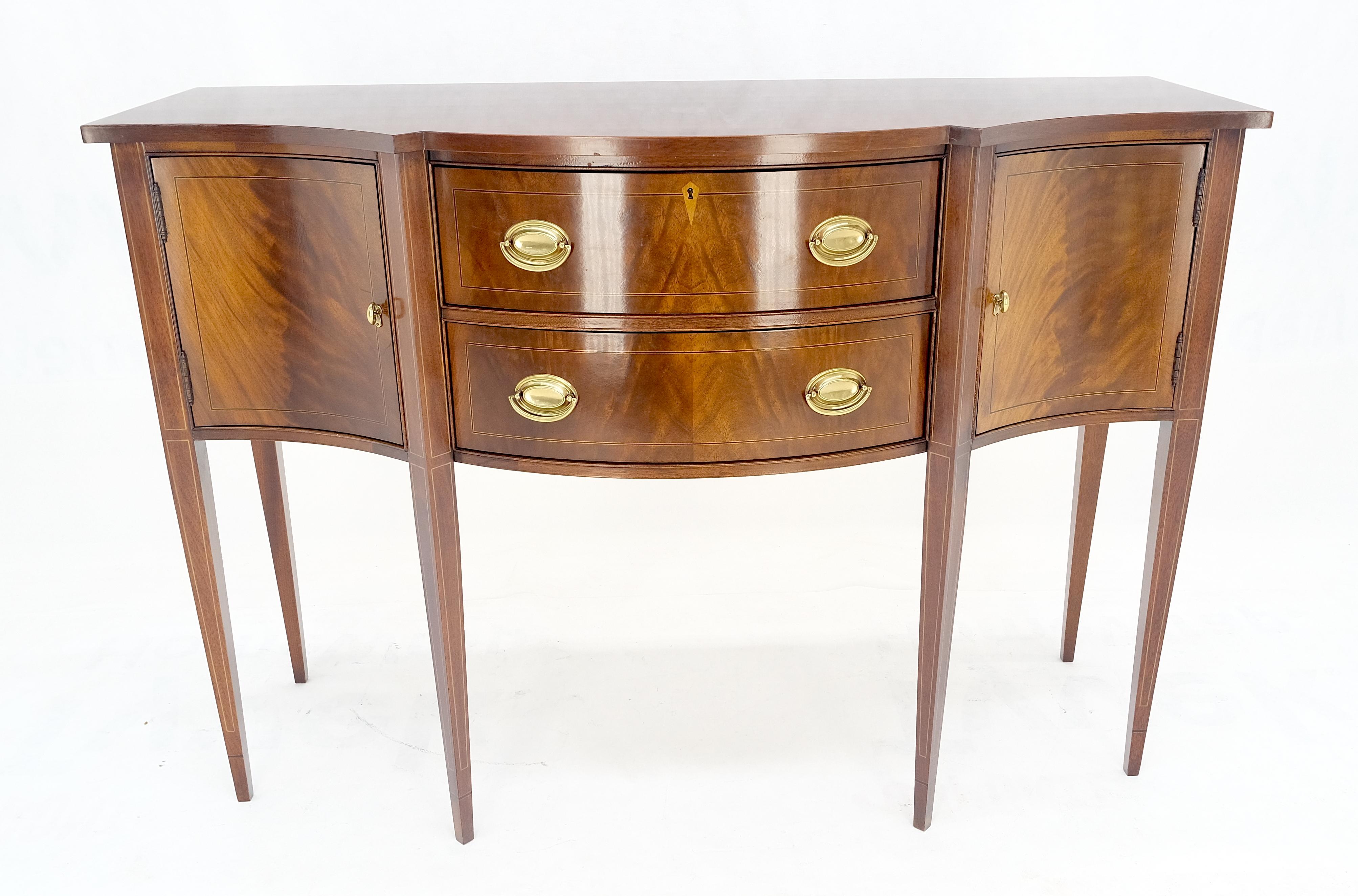 Credenza con sedia in Hickory in stile Feder in mogano Crotch MINT! In condizioni buone in vendita a Rockaway, NJ