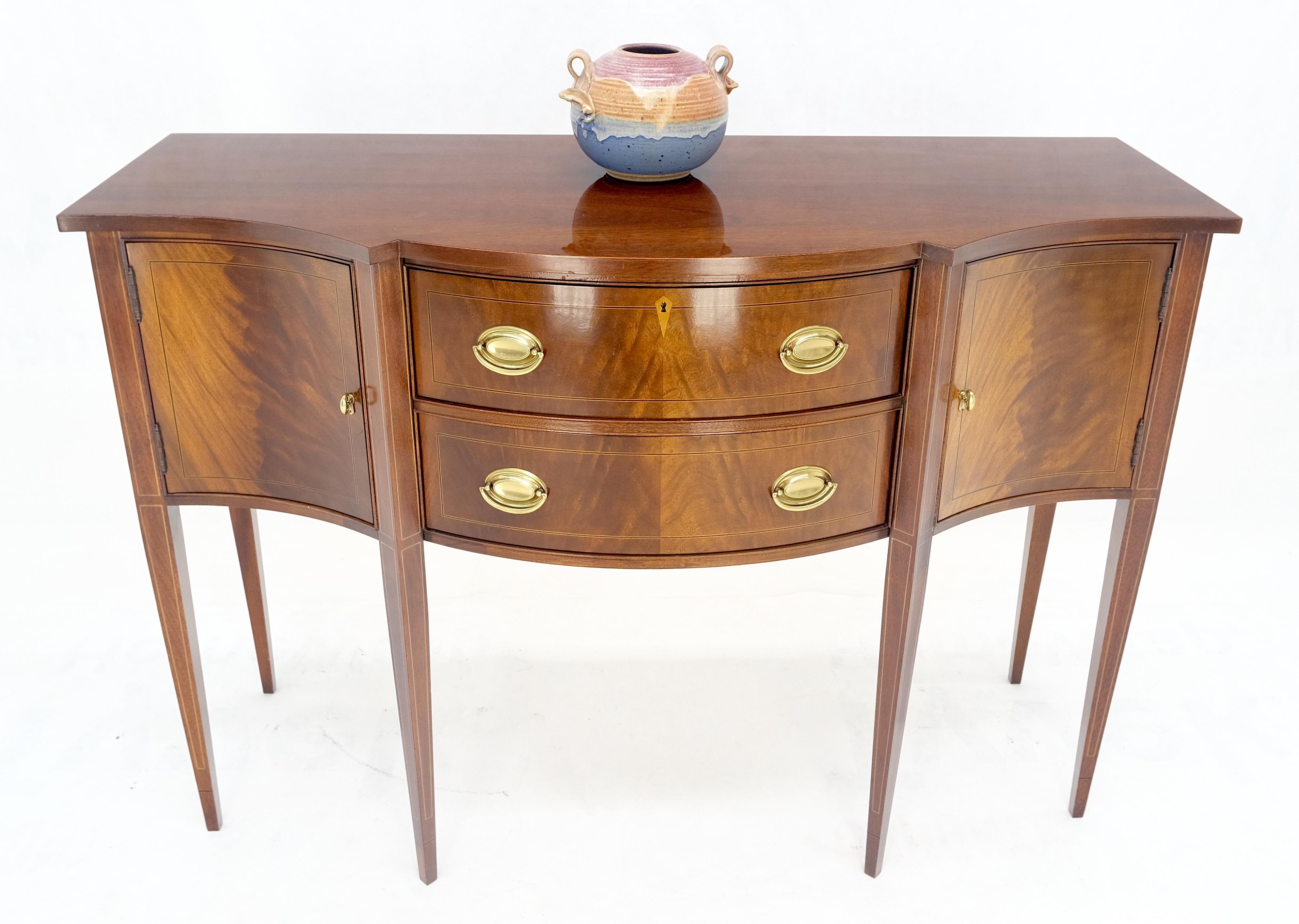 Ottone Credenza con sedia in Hickory in stile Feder in mogano Crotch MINT! in vendita