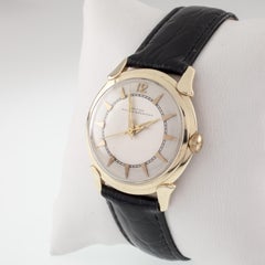 Croton Yellow Gold Nivada Grenchen Automatic Men's Watch with Leather Band