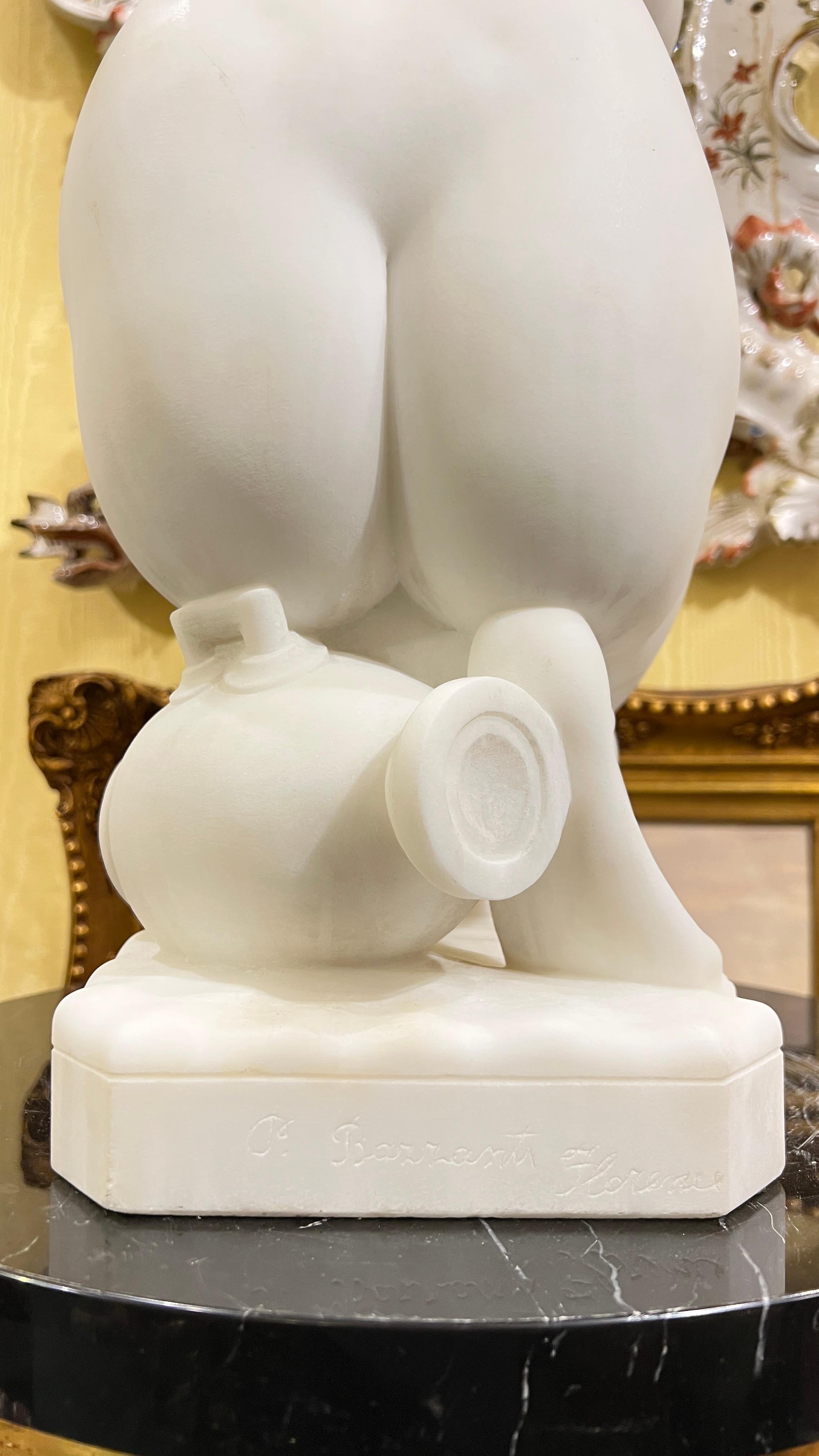 Sculpture italienne de Vénus en marbre blanc de Pietro Bazzanti en vente 2