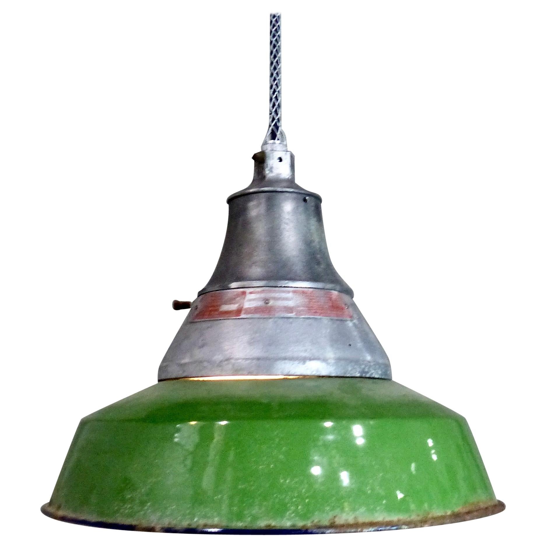 Crouse Hinds Industrial Pendant Lights, circa 1940 at 1stDibs