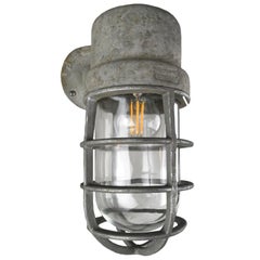 Retro Crouse Hinds Industrial Sconce with Cage