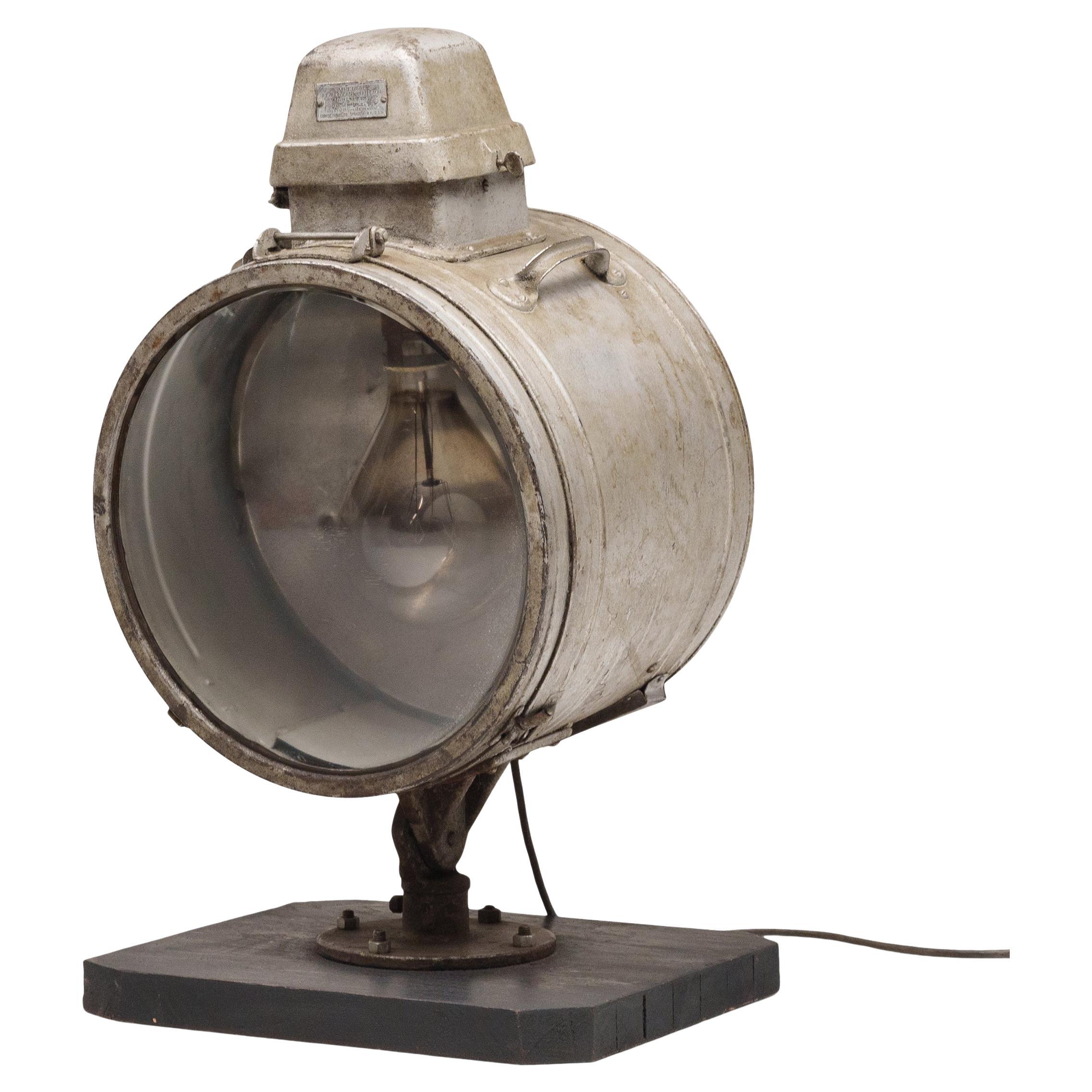 Crouse-Hinds Industrial Spotlight Lamp For Sale