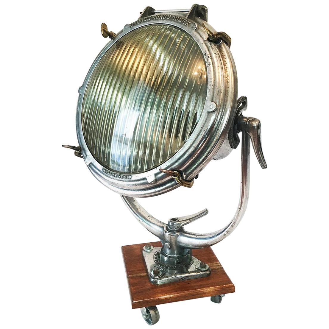 Crouse Hinds Nautical Spotlight For Sale