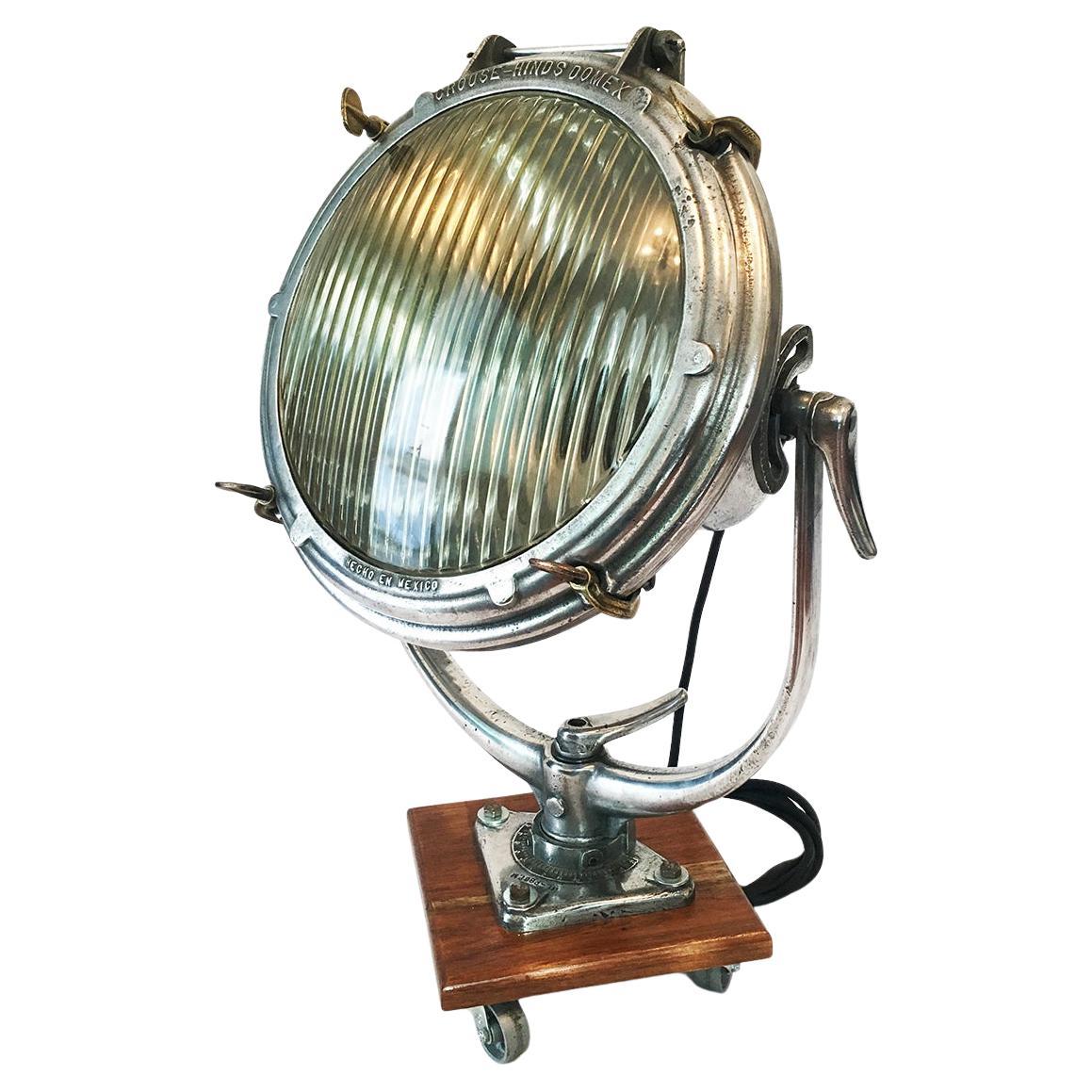 Crouse Hinds Nautical Spotlight