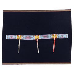 Crow Beaded Blanket Strip