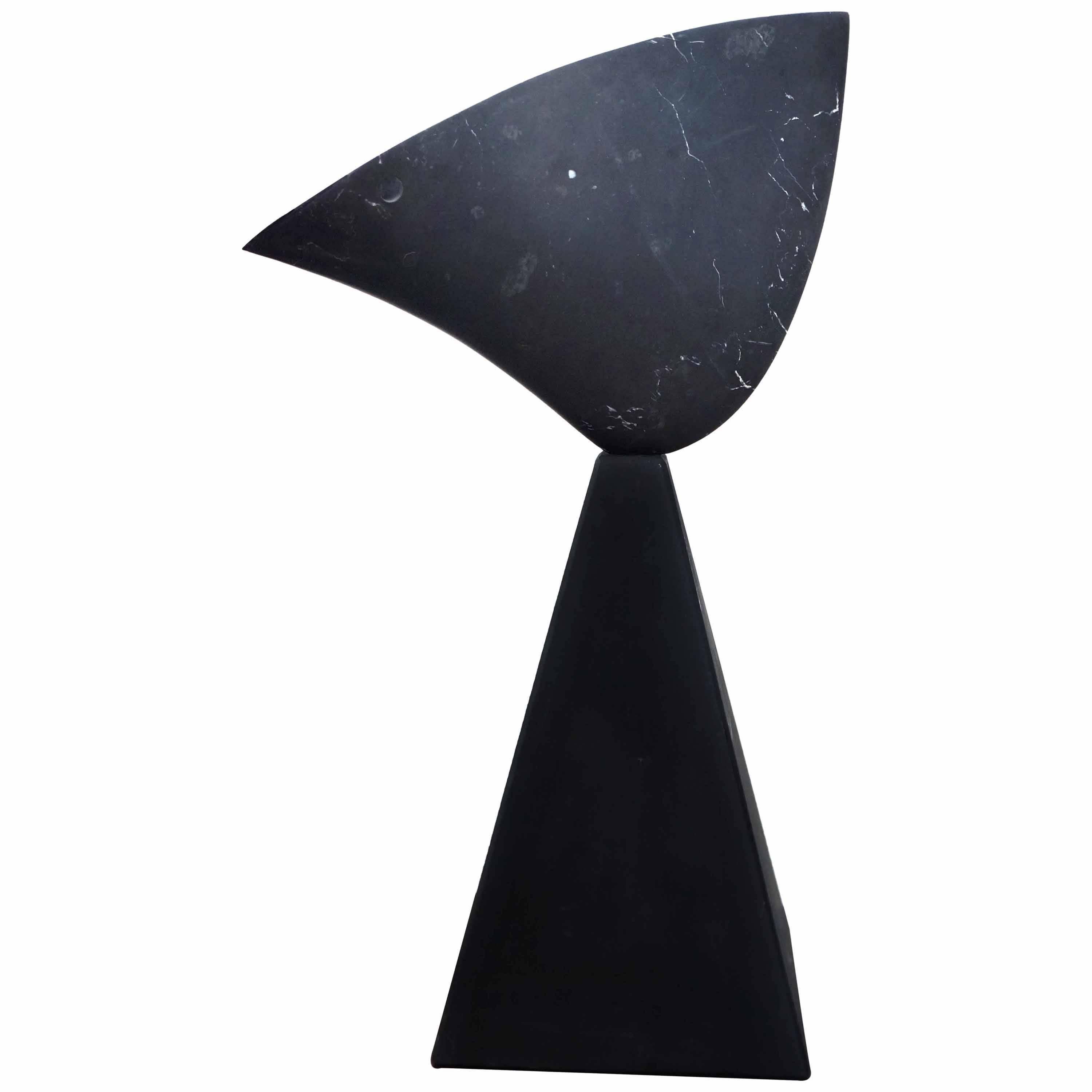 Crow, Black Marble Sculpture