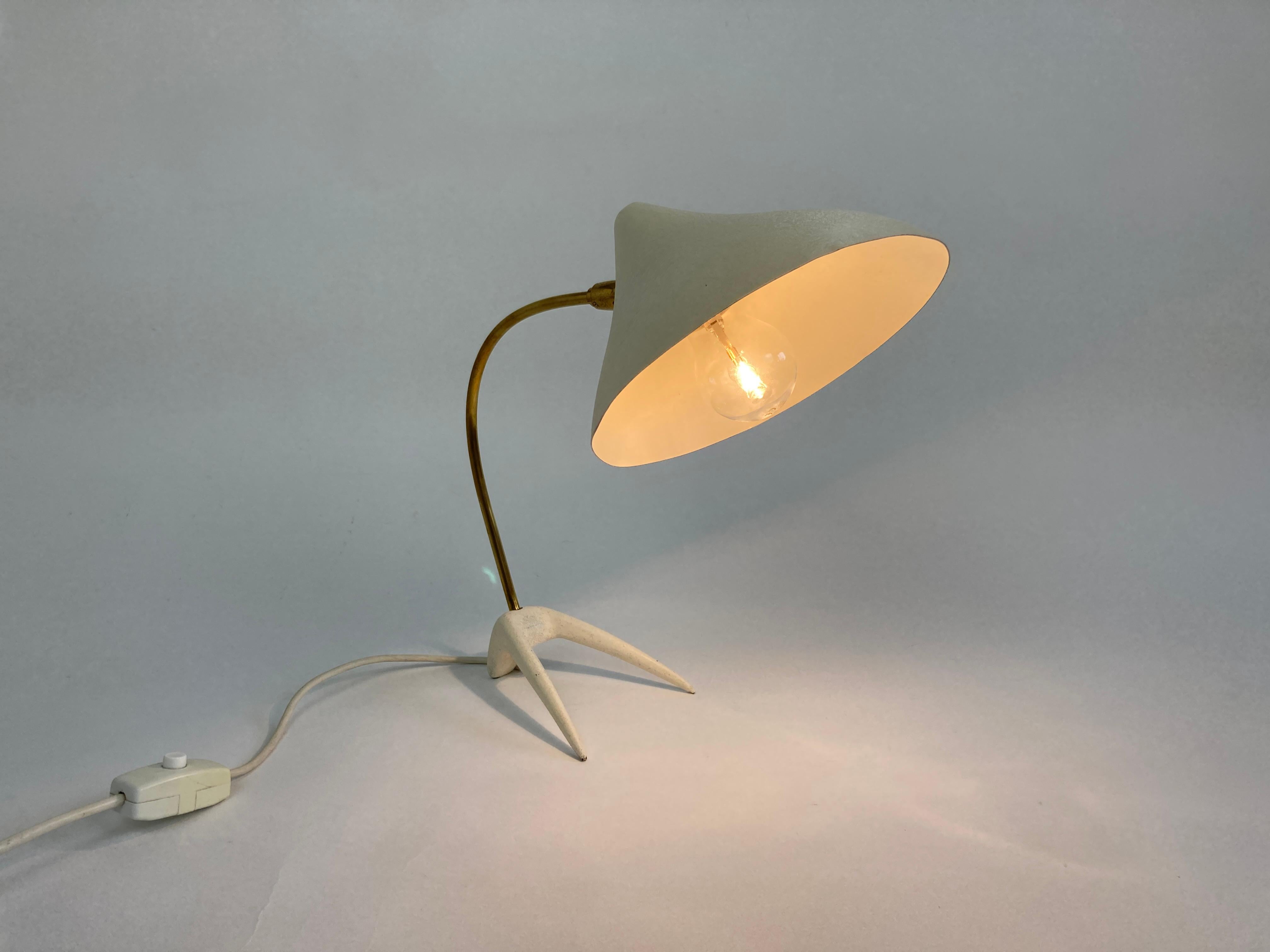 Crowfoot Desk Lamp by Gebrüder Cosack, Germany, 1950s 3