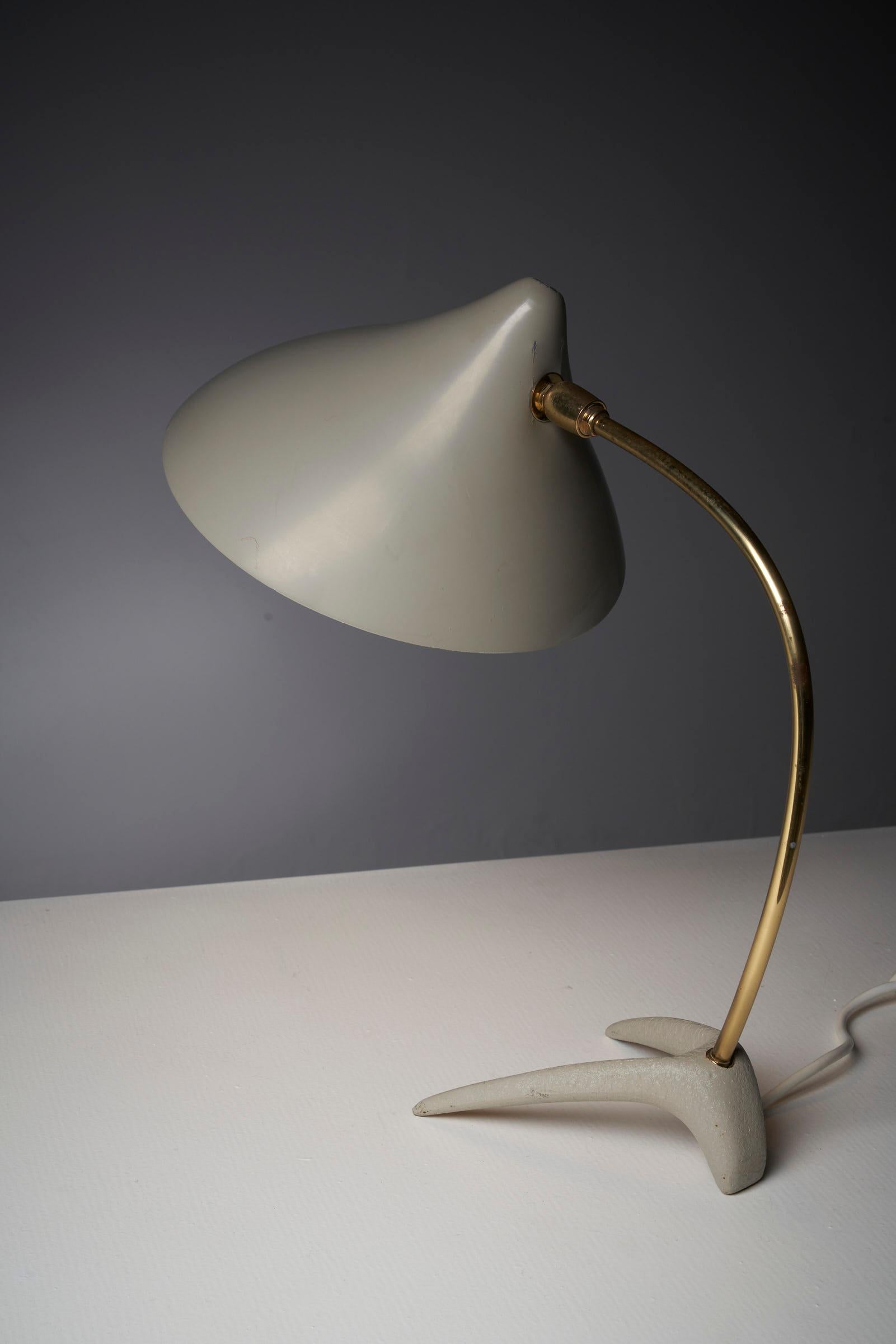 Mid-20th Century 'Crowfoot' Desk Lamp by Karl-Heinz Kinsky, Cosack Leuchten For Sale