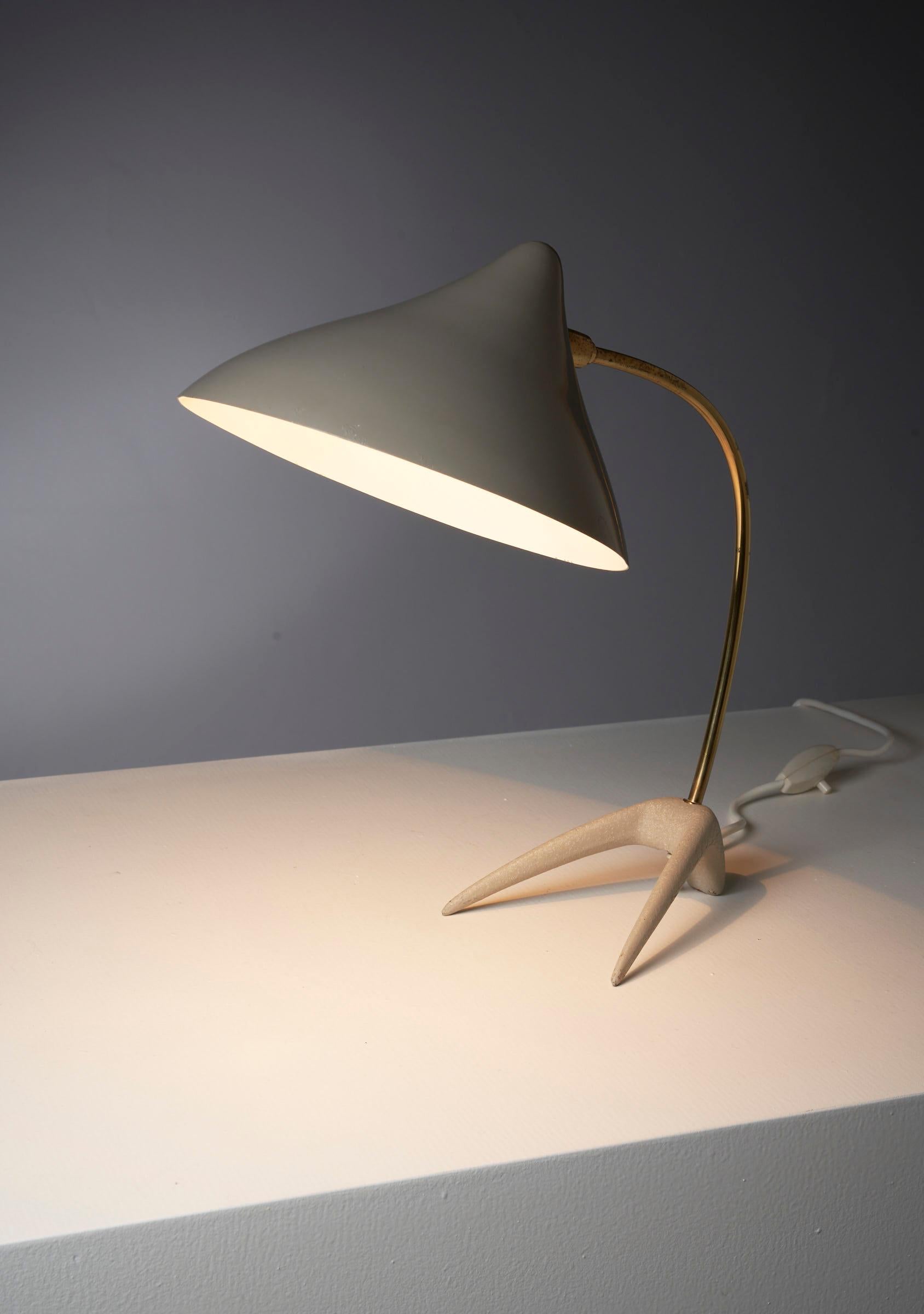 Schreibtischlampe „Crowfoot“ von Karl-Heinz Kinsky, Cosack Leuchten (Metall) im Angebot