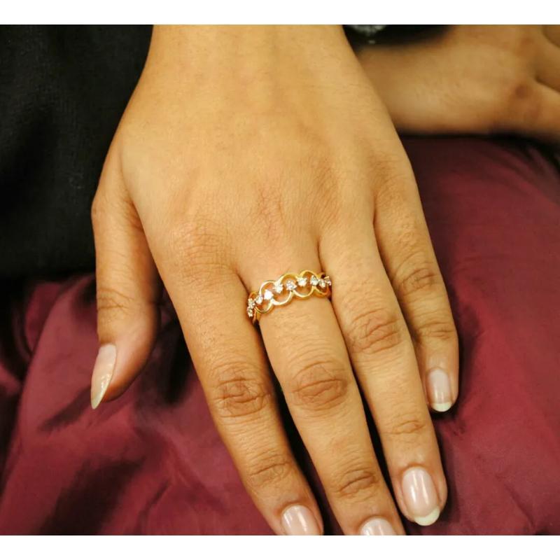 Bague en or massif 14k avec diamant Bague de mariage avec diamant en couronne 1Pc.
Léger, il peut être porté tous les jours

Informations complémentaires :
Condit : Nouveau sans étiquette
Notes du vendeur : 