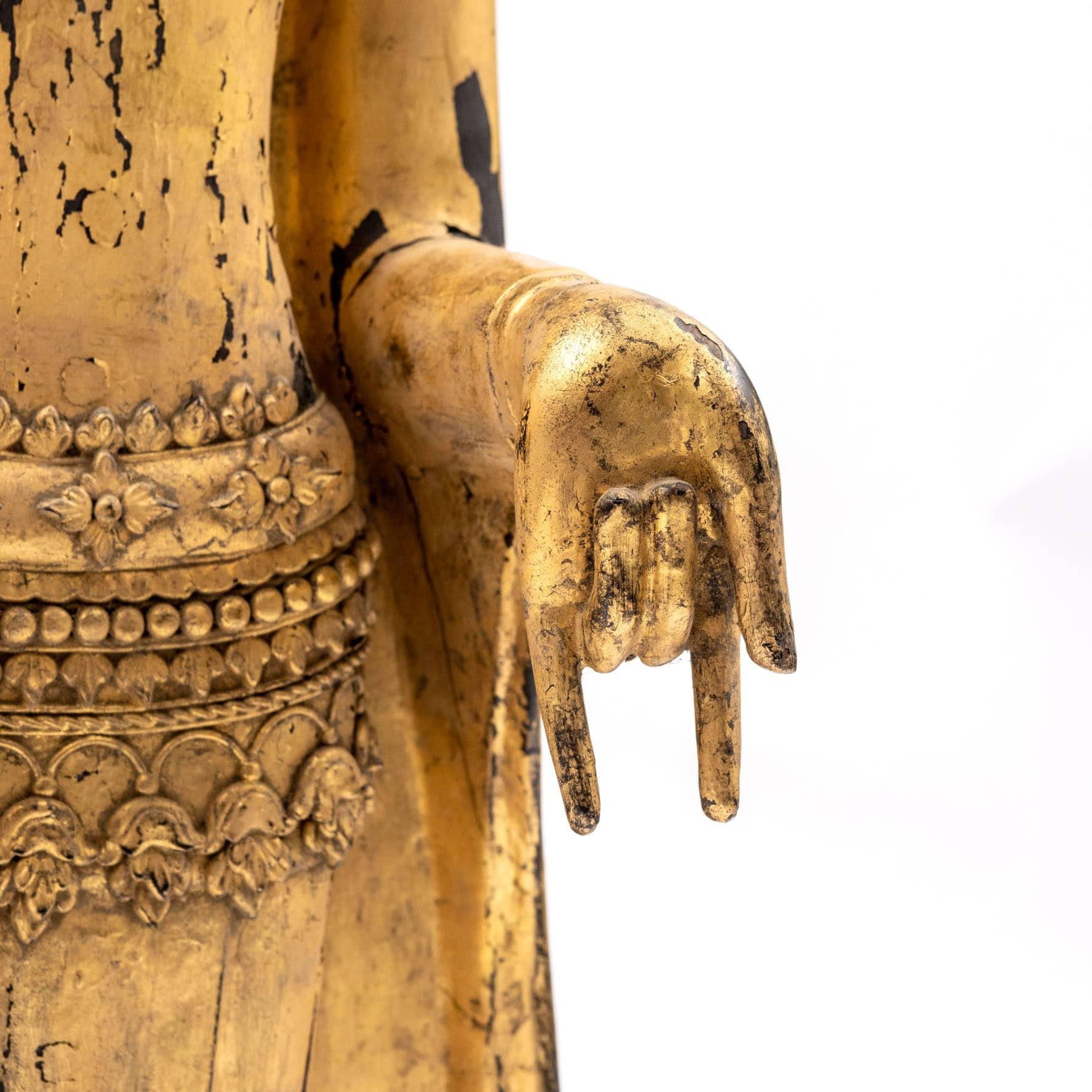 Gilt Crown Buddha, from Temple in Burma