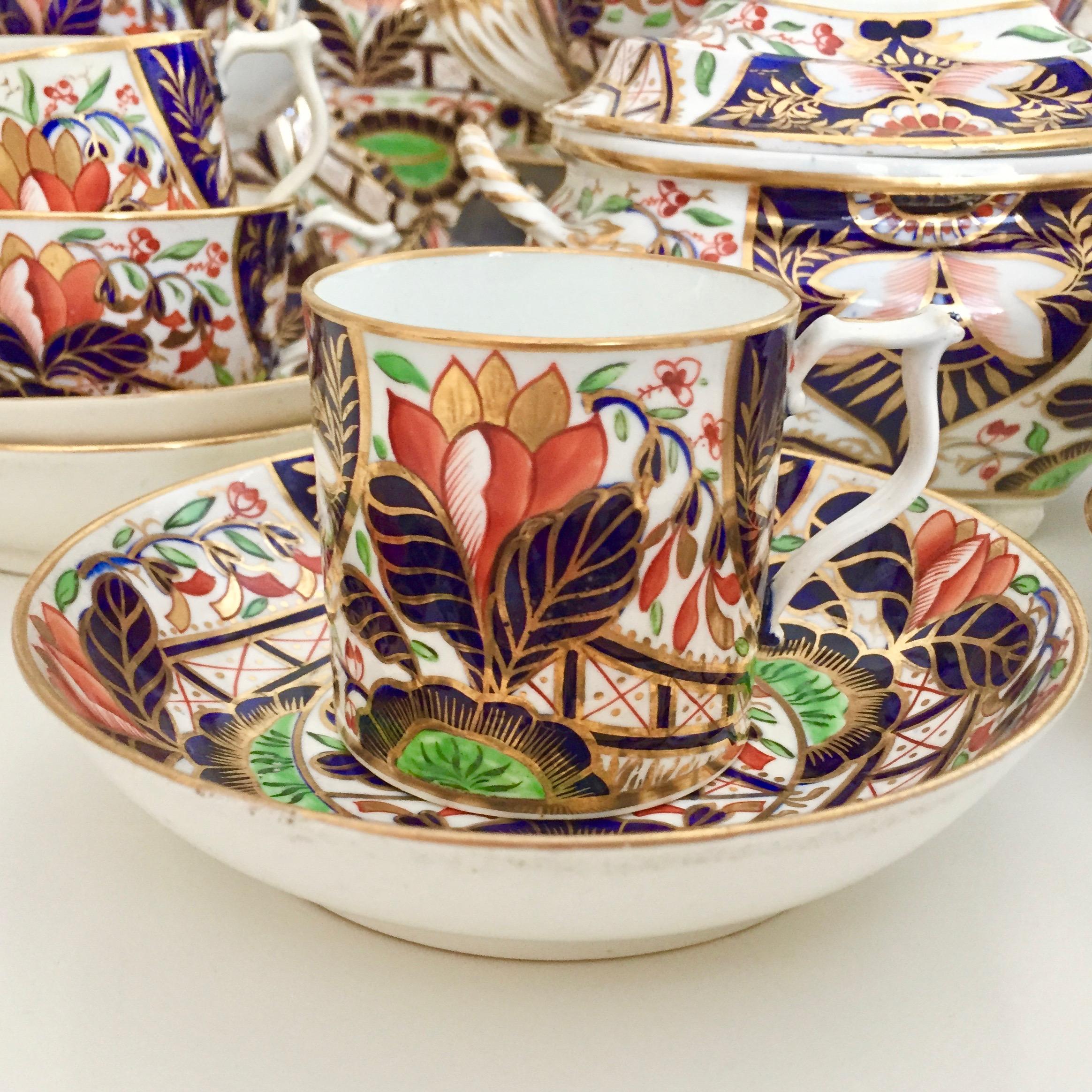 Early 19th Century Crown Derby Tea Service, 